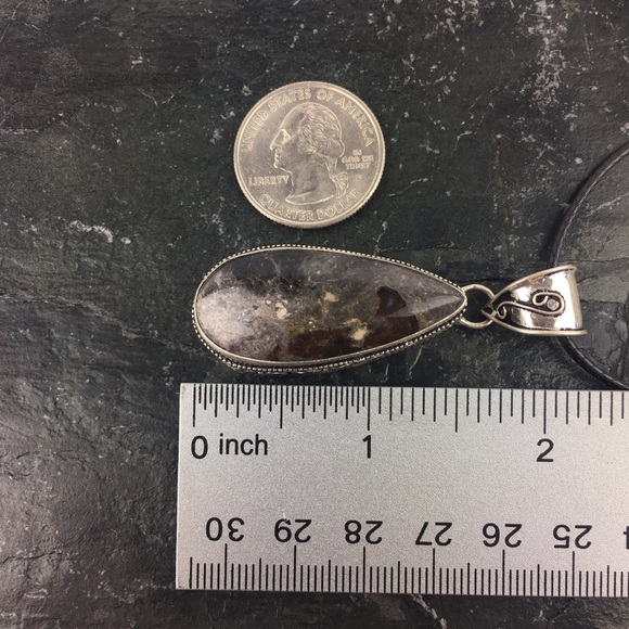 Jasper Stone Pendant Necklace - Picture 5 of 8